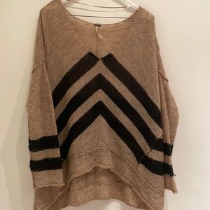 Free People Striped sweater